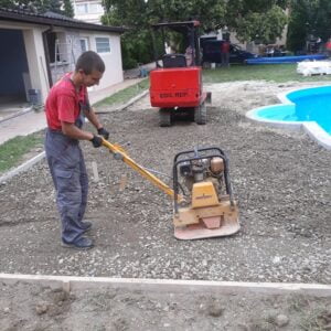 VM štamani beton - priprema terena - Novi Sad 2019.